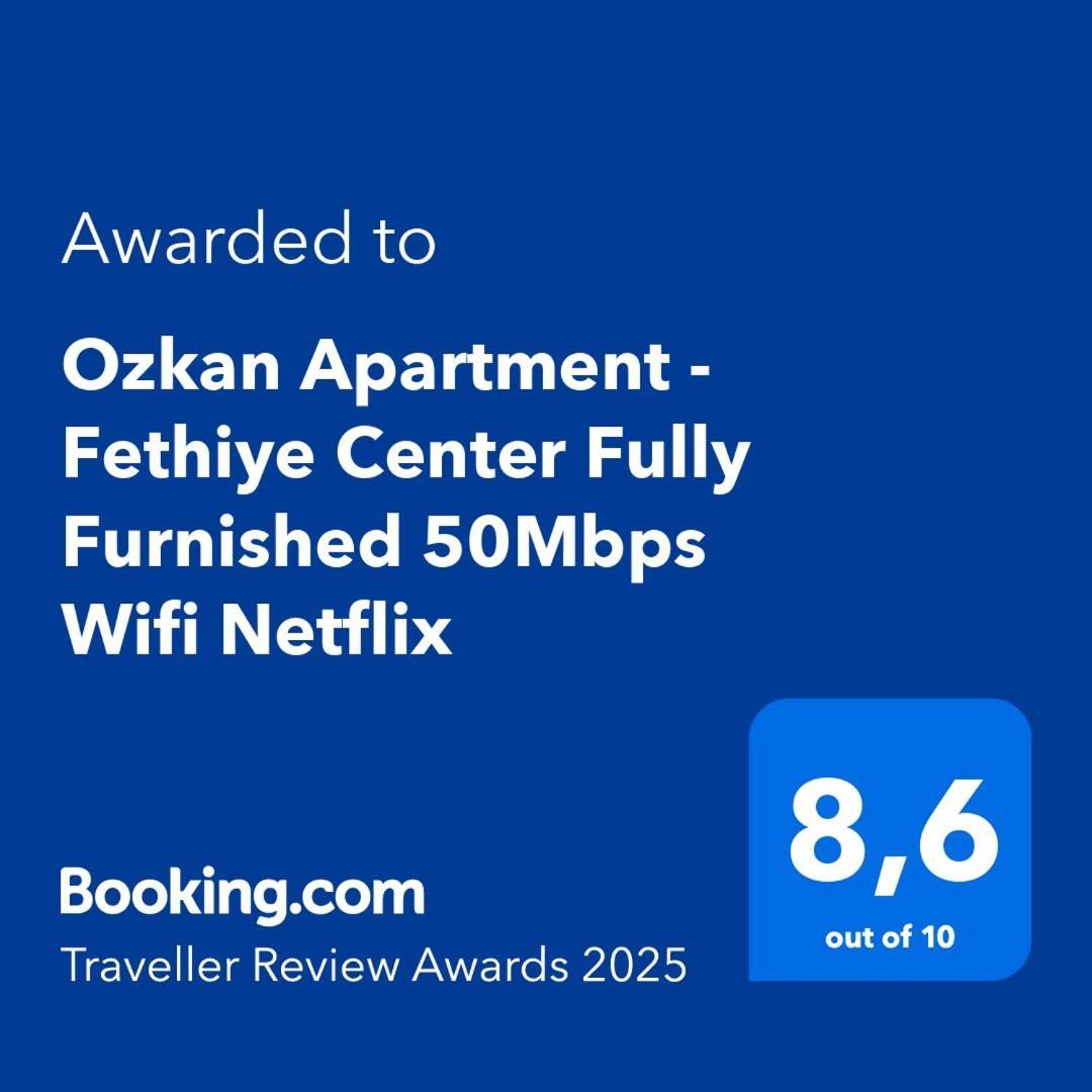 Ozkan Apartment - Fethiye Center Fully Furnished 50Mbps Wifi Netflix ภายนอก รูปภาพ